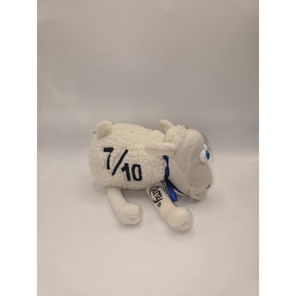 SERTA Mattress Counting Sheep BABY  #7/10 Blue Eyes Beanbag Plush Animal